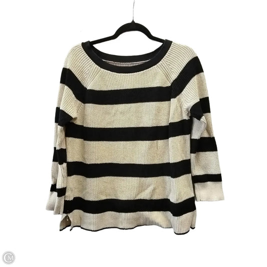 Sweater By Loft In Striped Pattern, Size: L