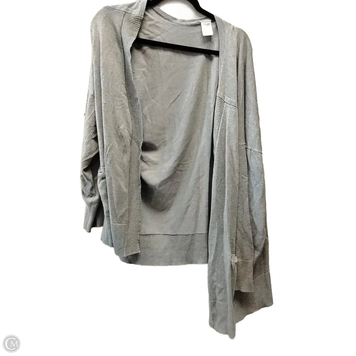 Cardigan By Terra & Sky In Grey, Size: 3x