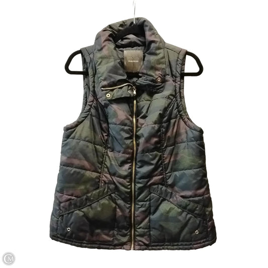 Vest puffer & quilted By Maurices In Camouflage Print, Size: L