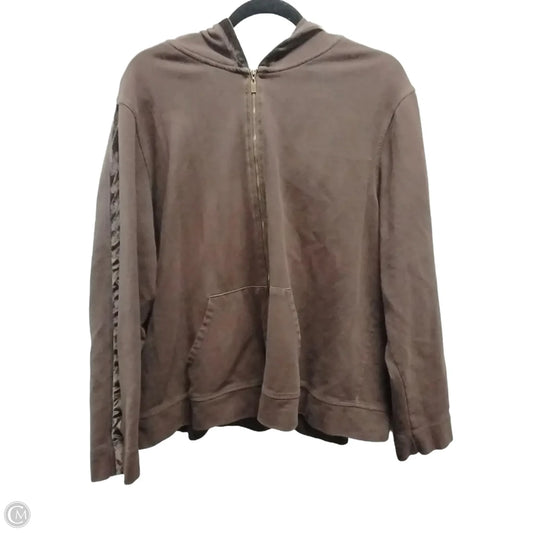 Sweatshirt Hoodie By First Issue In Brown, Size: 2