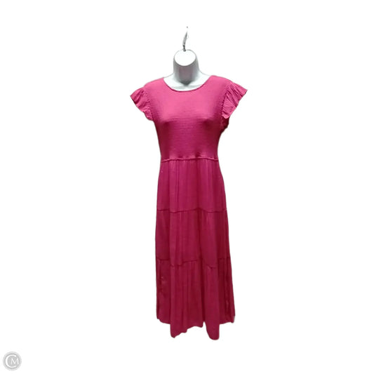 Dress Casual Maxi By Blu Pepper In Pink, Size: L