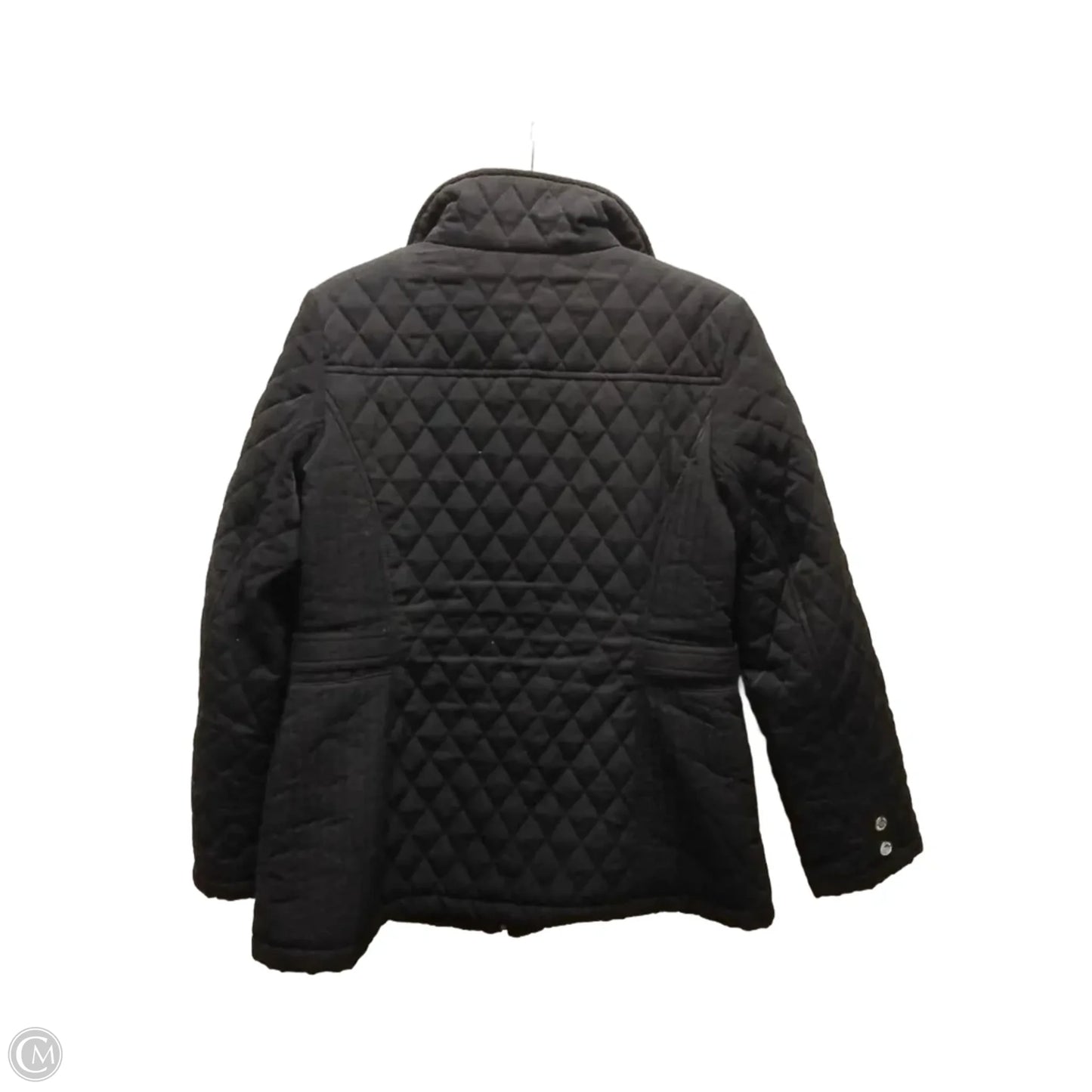 Jacket Puffer & Quilted By Gallery In Black, Size: L