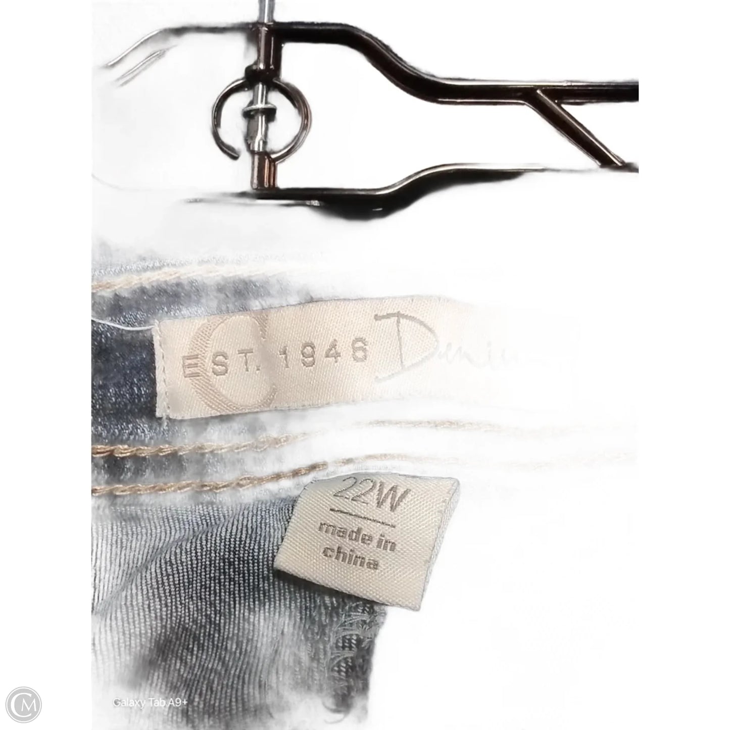 Jeans Skinny By Cato In Blue Denim, Size: 22w