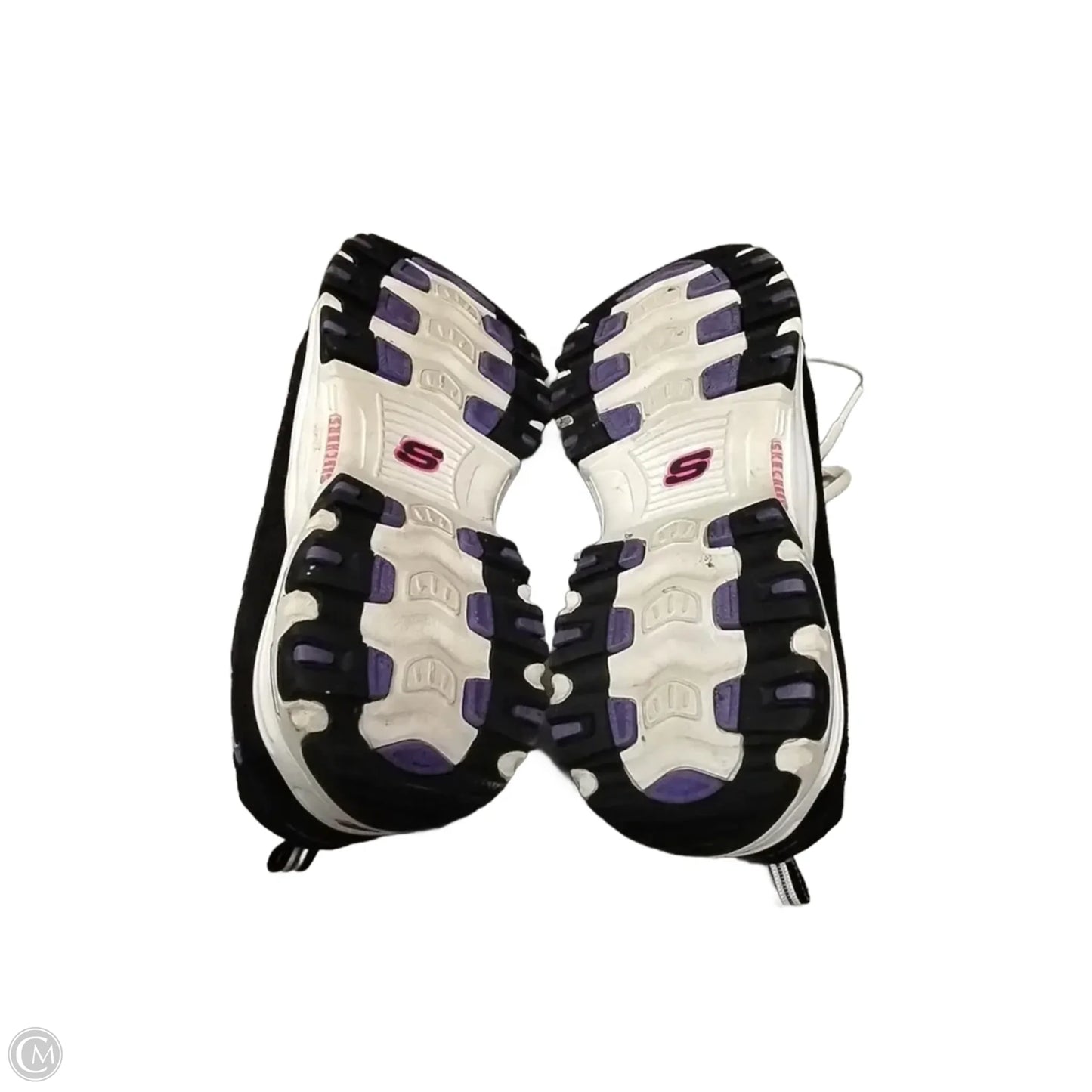 Shoes Athletic By Skechers In Black & Pink, Size: 10