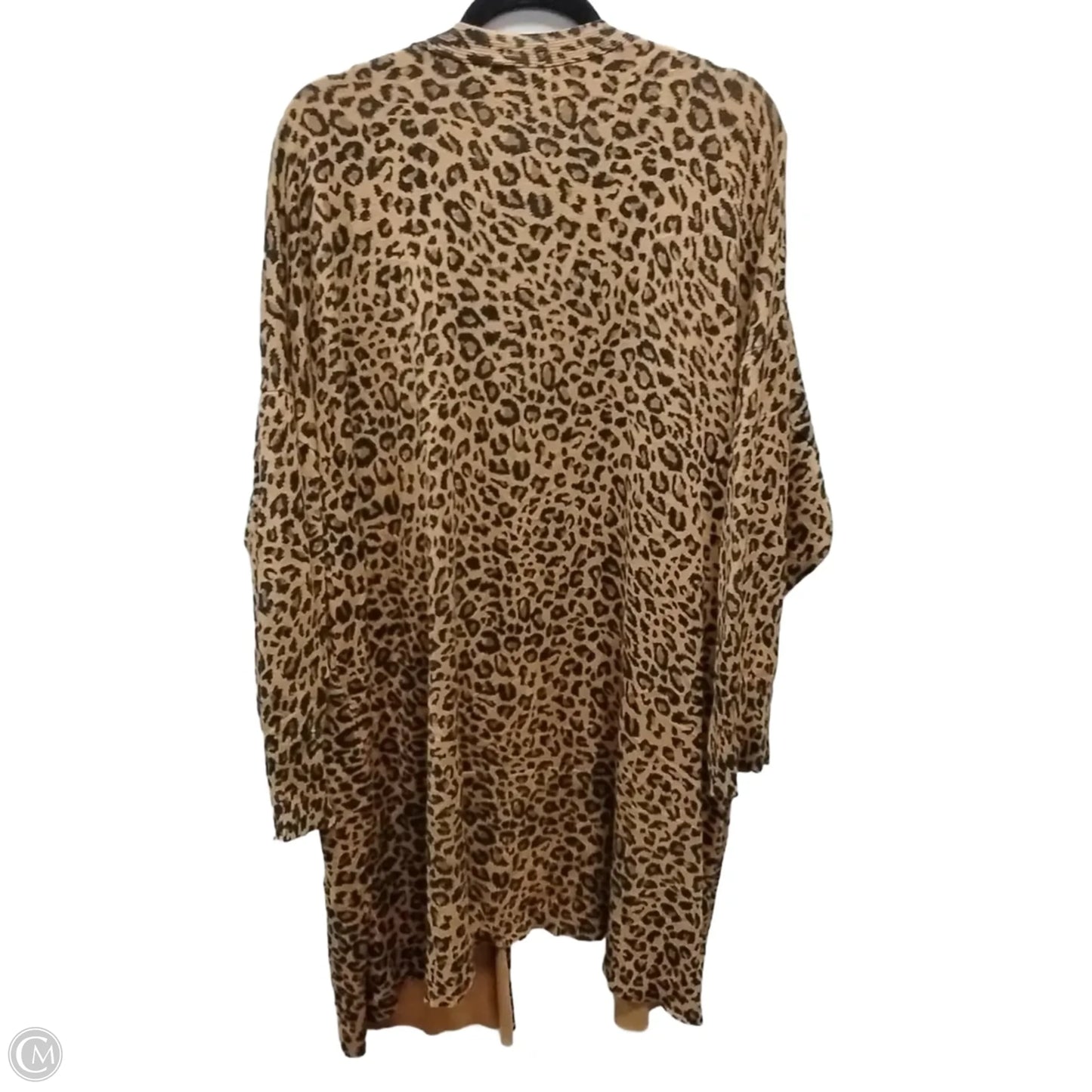 Sweater By Terra & Sky In Leopard Print, Size: 4x