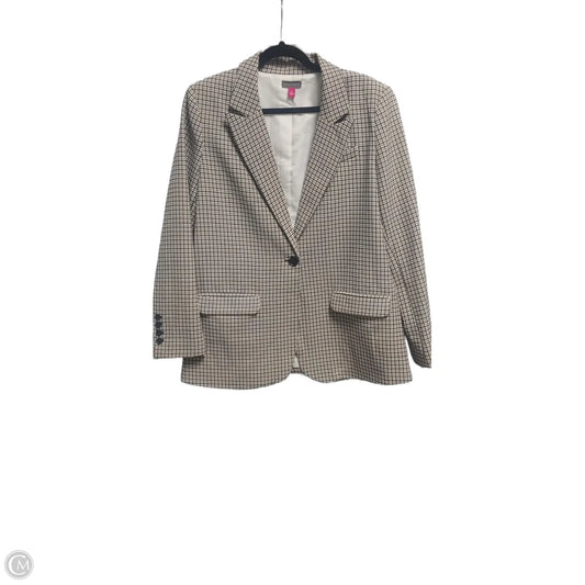 Blazer By Vince Camuto In Plaid Pattern, Size: L