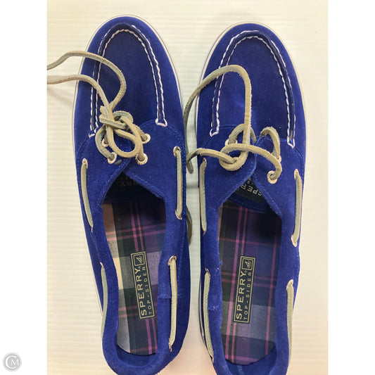 Shoes Flats By Sperry In Blue, Size: 9.5