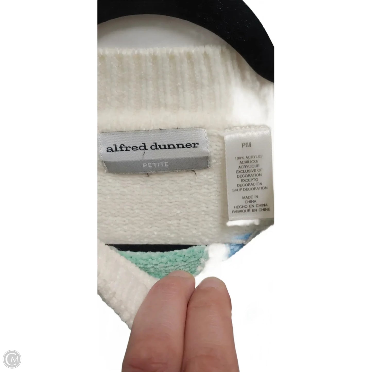 Sweater By Alfred Dunner In Multi-colored, Size: Mp