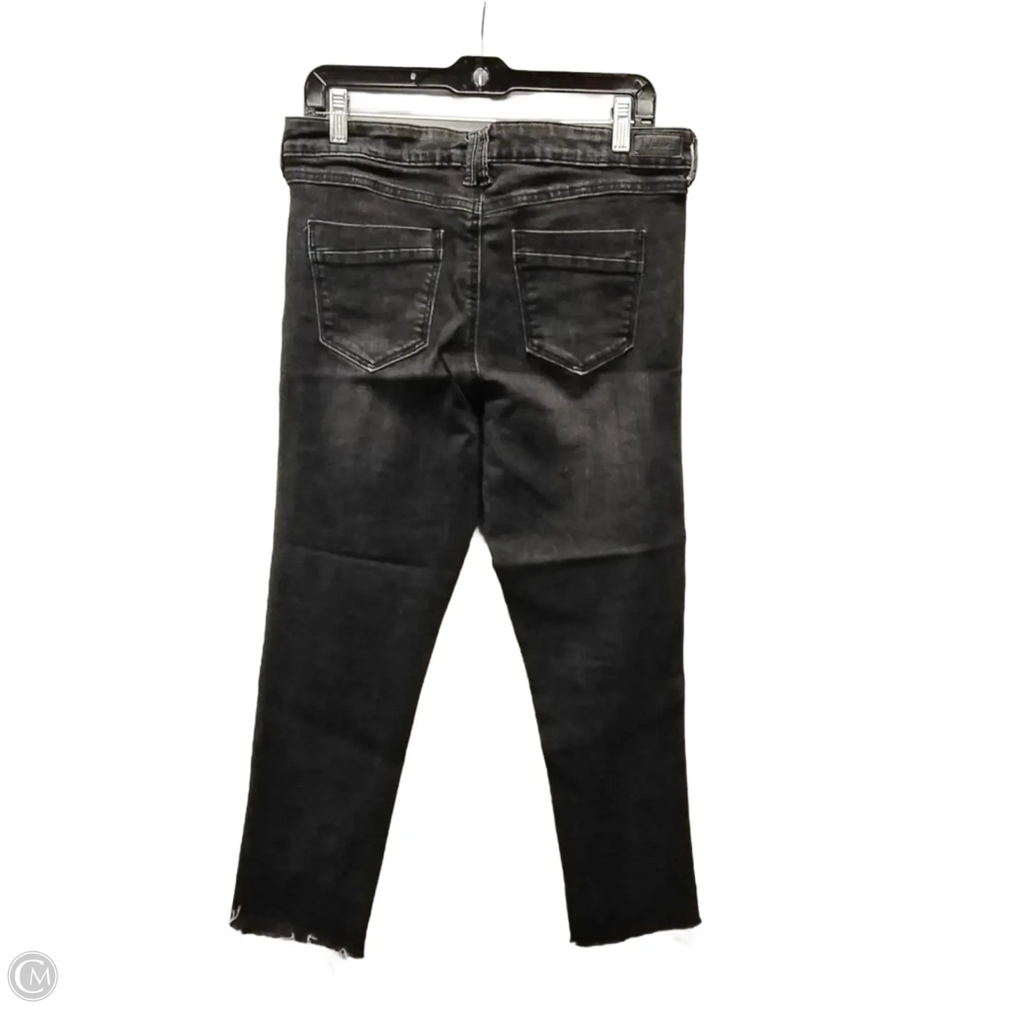 Jeans Straight By Natural Reflections In Black, Size: 8