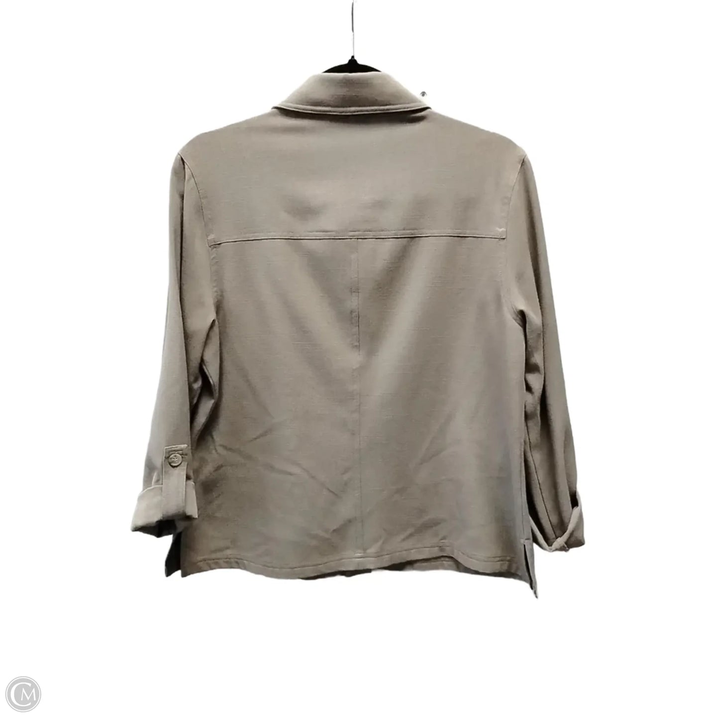 Jacket Shirt By Koret In Brown, Size: Mp