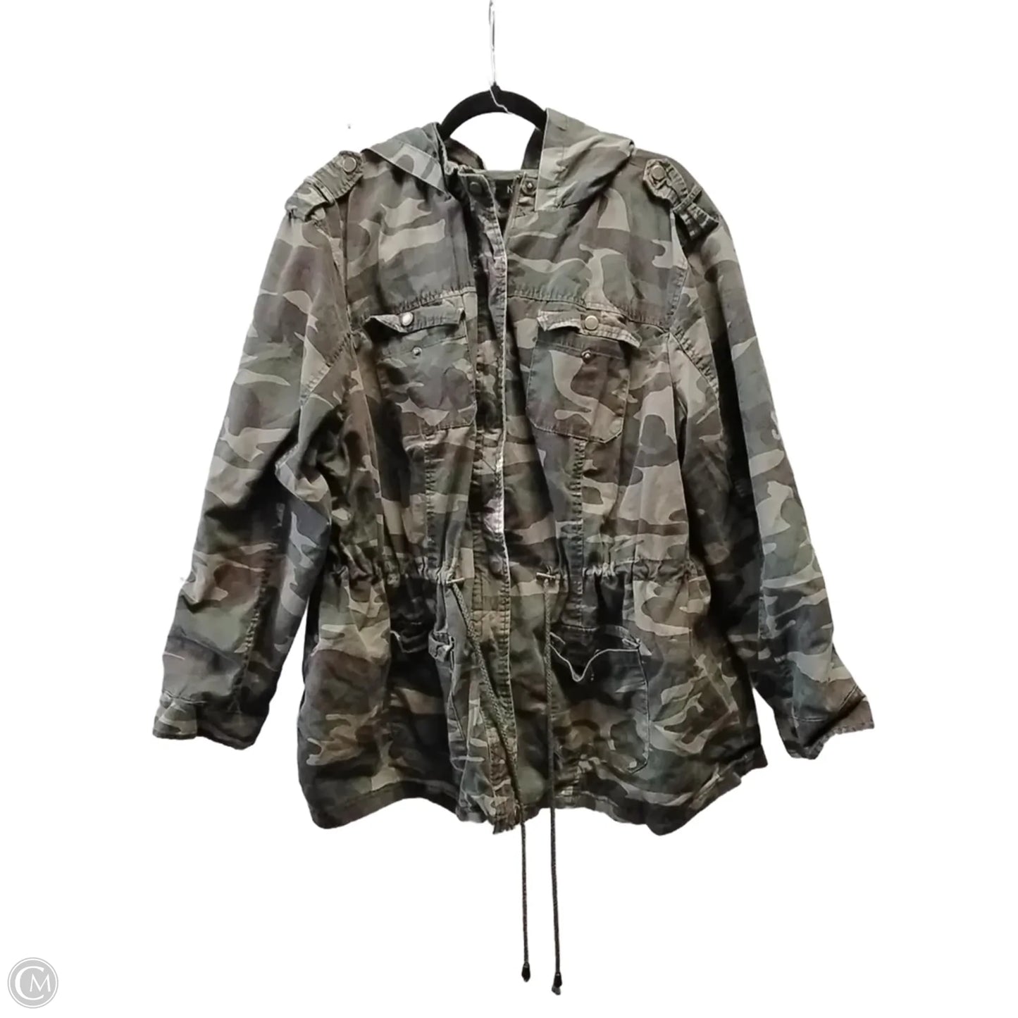 Jacket Other By New Look In Camouflage Print, Size: 3x
