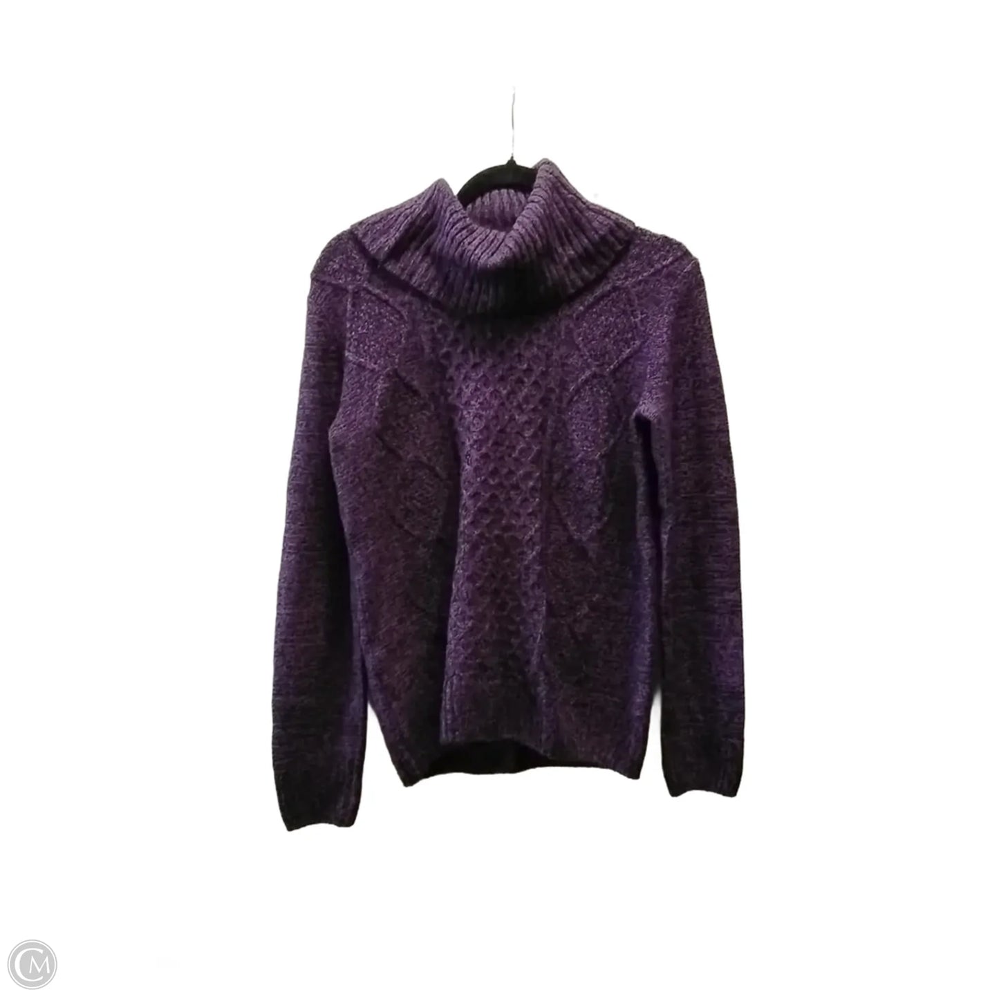 Sweater By Faded Glory In Purple, Size: M