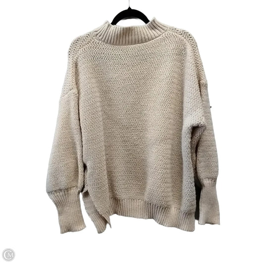Sweater By Shein In Cream, Size: 1x