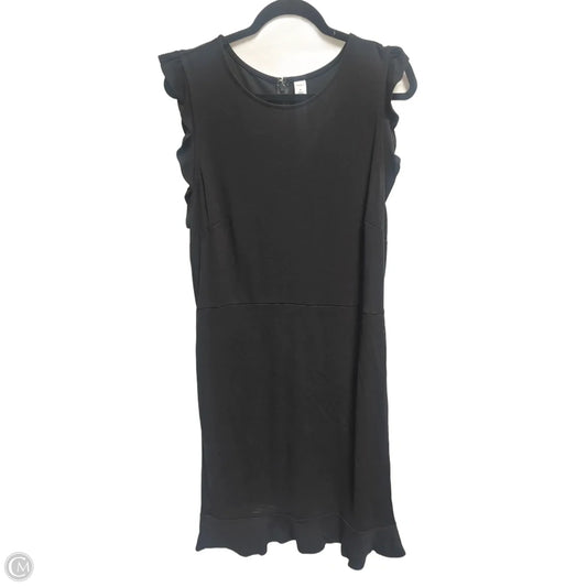 Dress Casual Midi By Old Navy In Black, Size: Xl