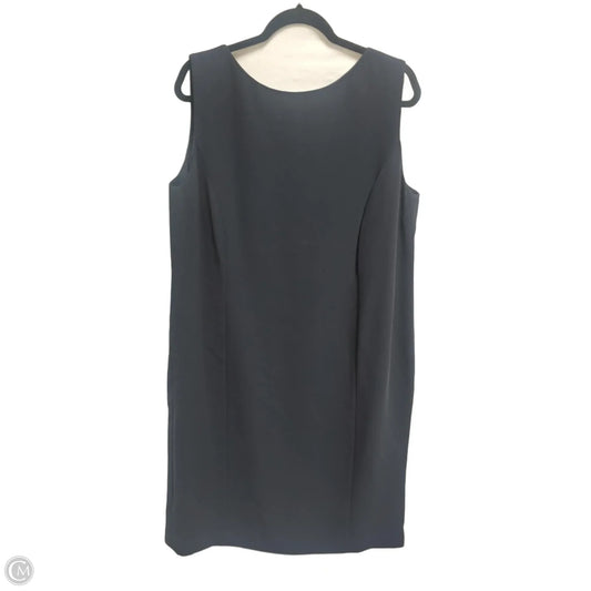 Dress Casual Midi By Casual Corner In Black, Size: 16