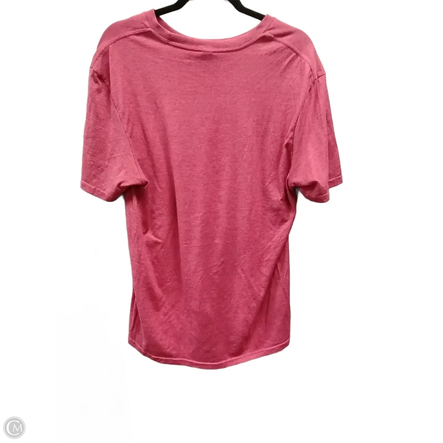 Top Short Sleeve Basic By District In Red, Size: L