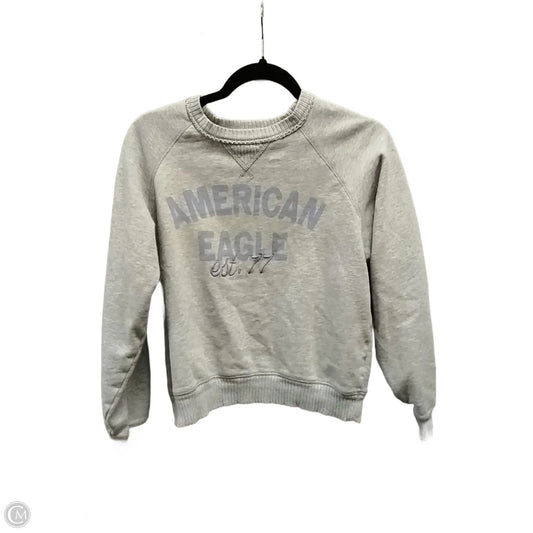 Sweatshirt Crewneck By American In Blue & Grey, Size: Xs