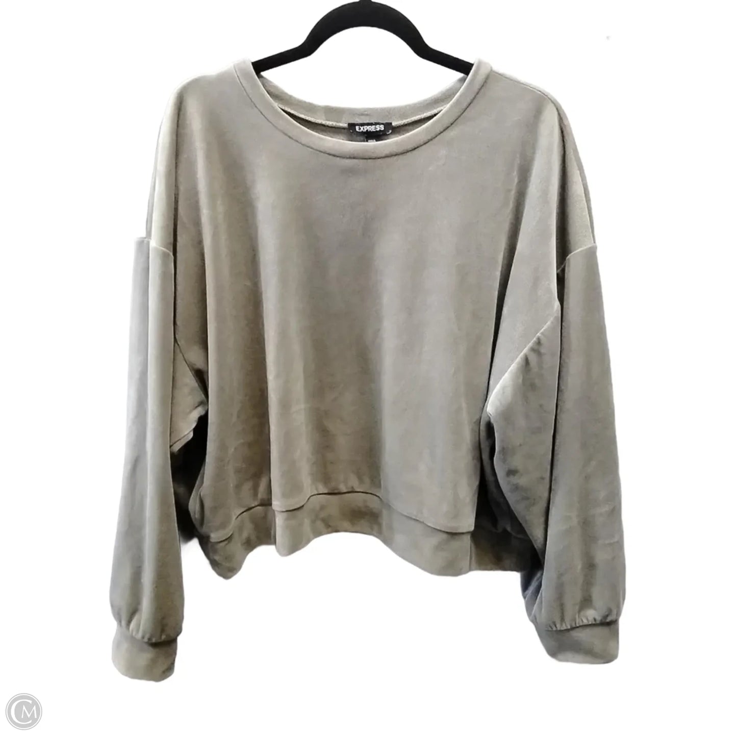 Sweatshirt Crewneck By Express In Green, Size: Xl