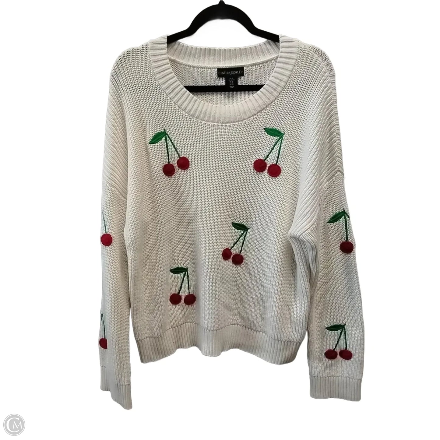 Sweater By Happily Grey In Cream, Size: Xl