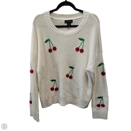 Sweater By Happily Grey In Cream, Size: Xl