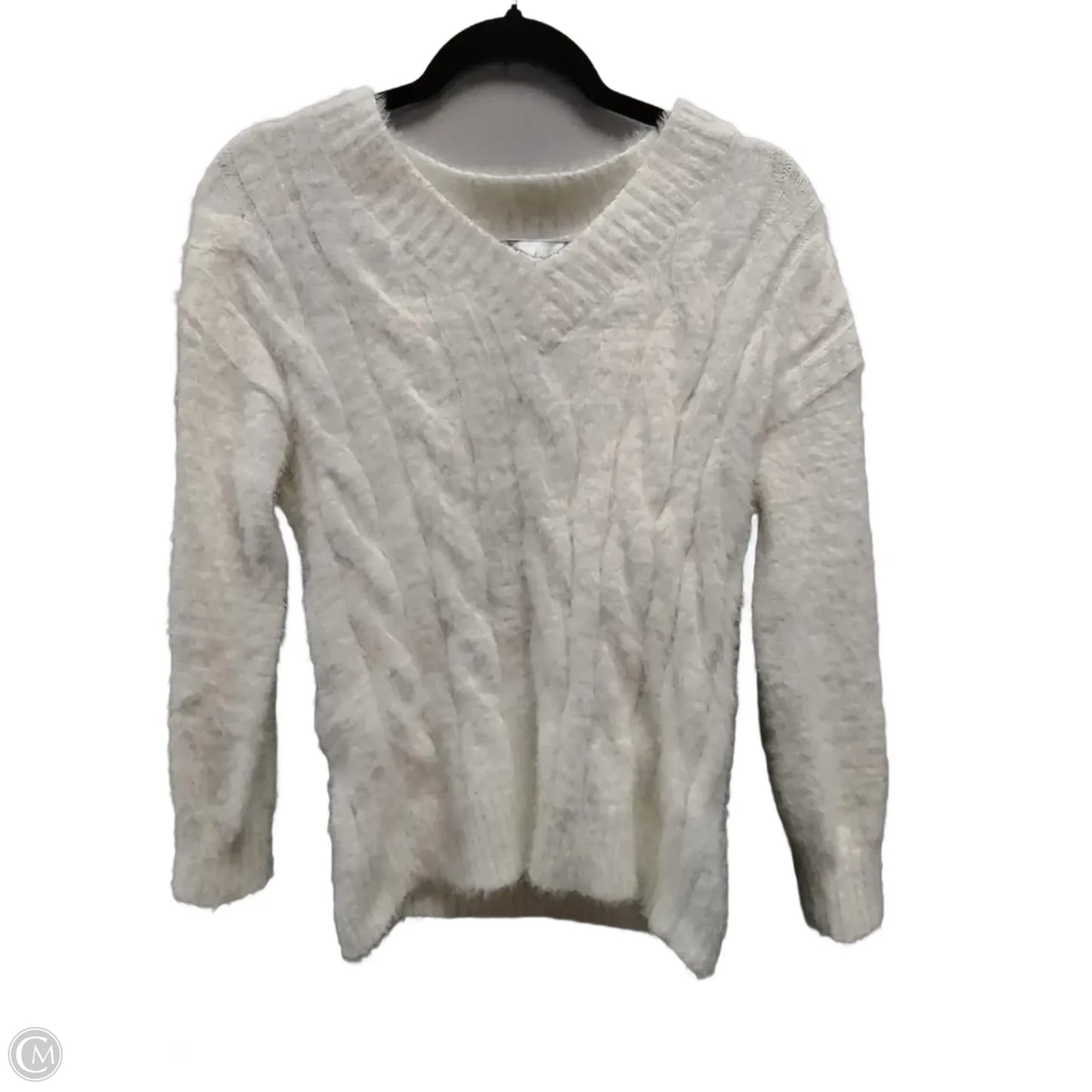 Sweater By Lucky Brand In White, Size: Xs