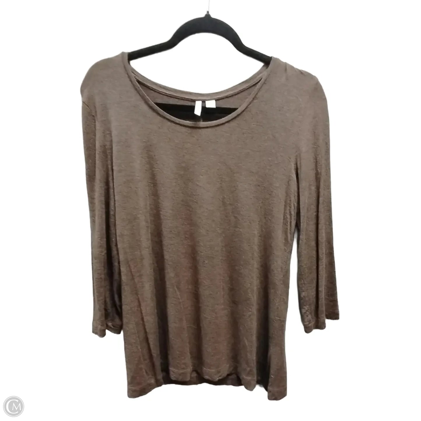 Top Long Sleeve By Cato In Brown, Size: Xs