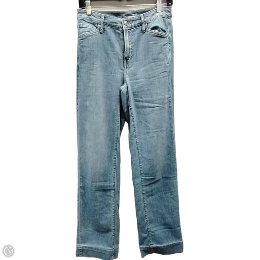 Jeans Wide Leg By Chicos In Blue Denim, Size: Os