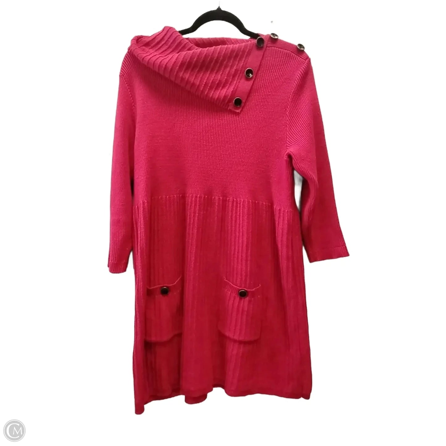 Dress Casual Midi By Style And Company In Red, Size: 1x