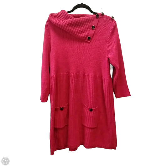 Dress Casual Midi By Style And Company In Red, Size: 1x