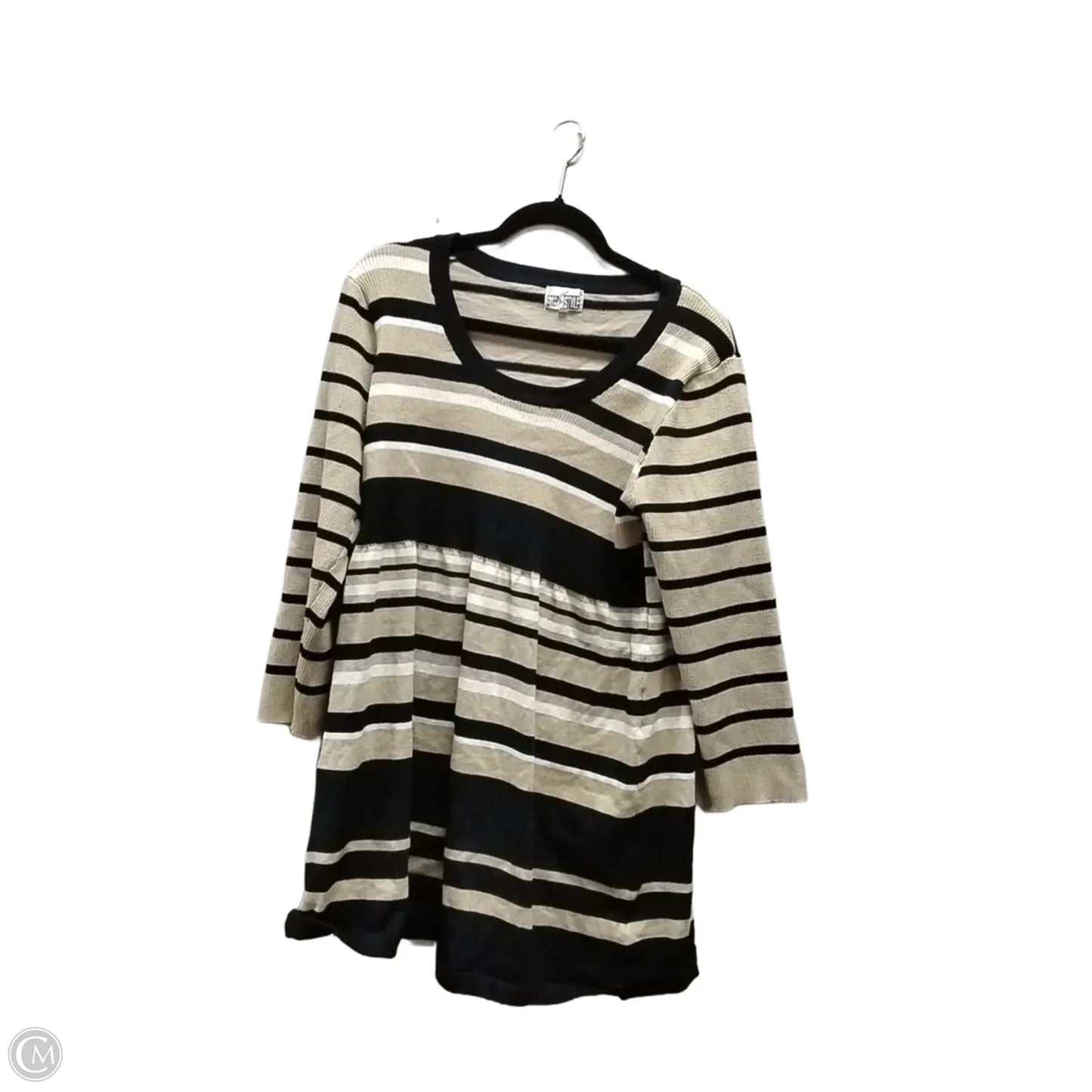 Sweater By Clothes Mentor In Striped Pattern, Size: 24