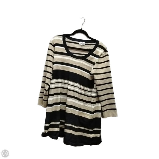 Sweater By Clothes Mentor In Striped Pattern, Size: 24