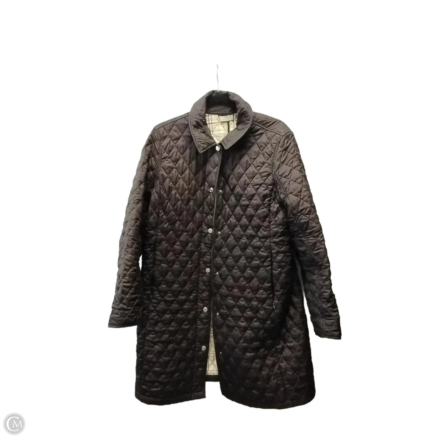 Coat Puffer & Quilted By L.l. Bean In Brown, Size: L