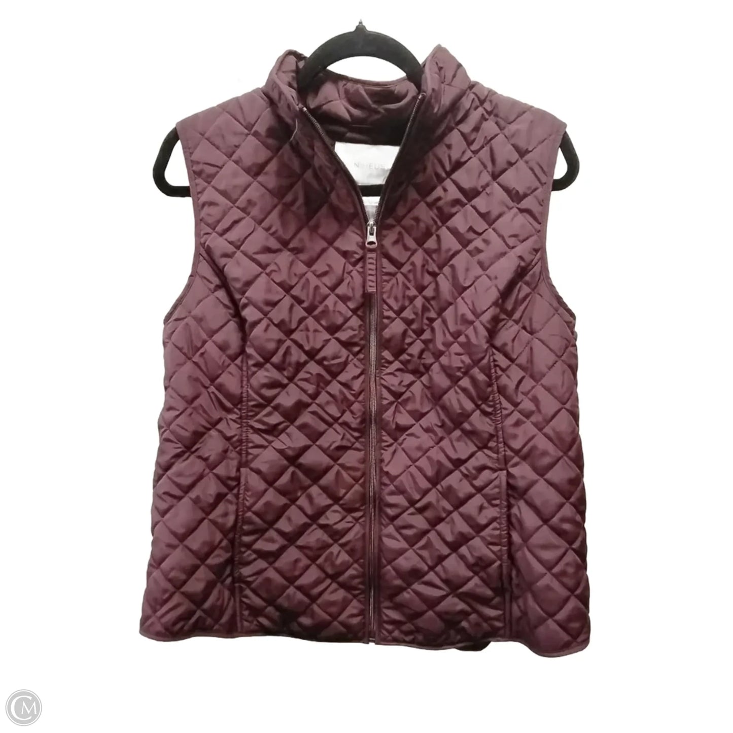 Vest Puffer & Quilted By Van Heusen In Purple, Size: L