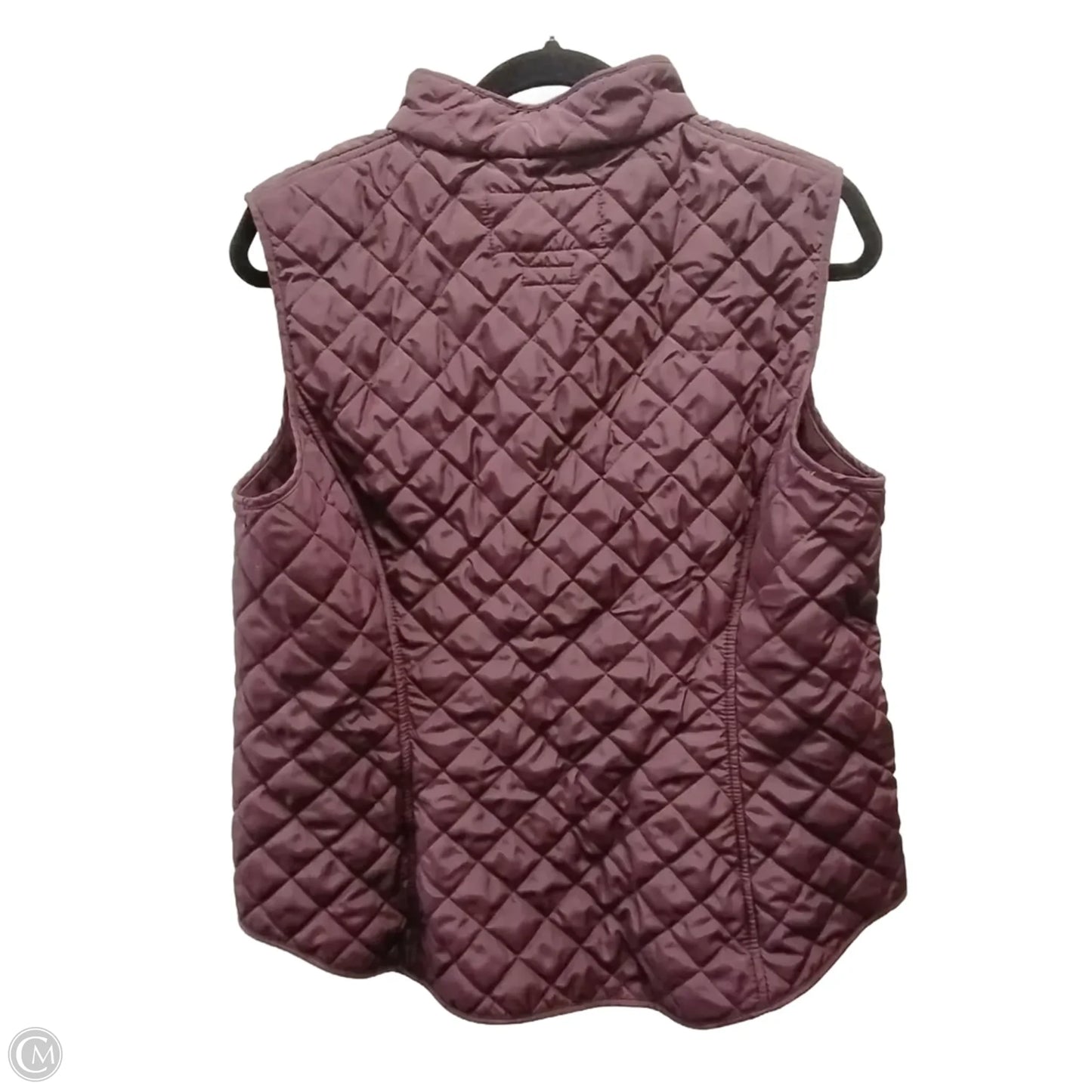 Vest Puffer & Quilted By Van Heusen In Purple, Size: L