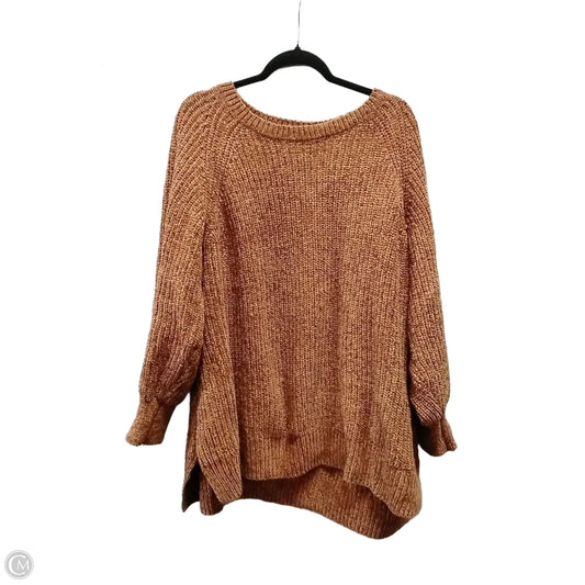 Sweater By Time And Tru In Copper, Size: Xxl