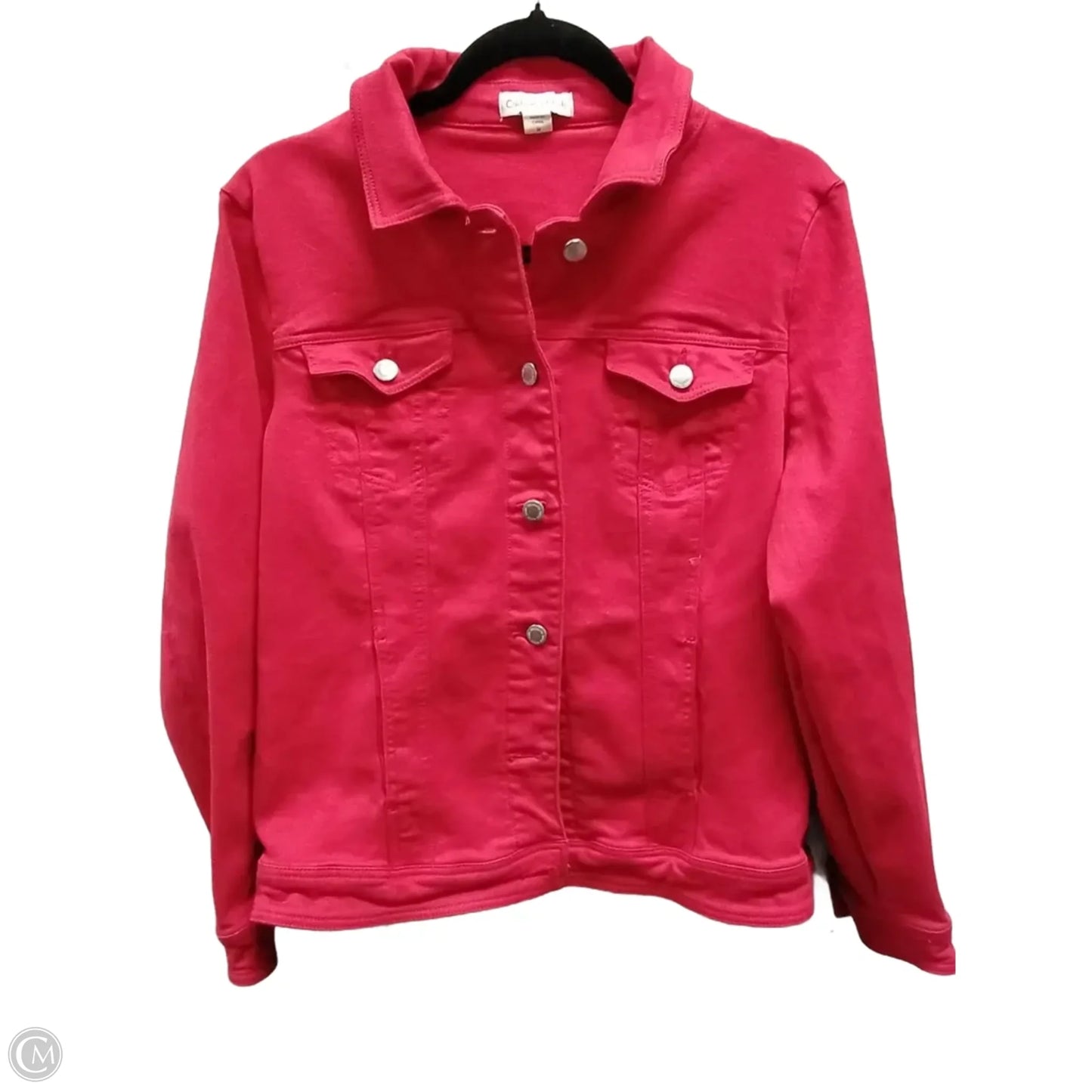 Jacket Denim By Coldwater Creek In Red, Size: M