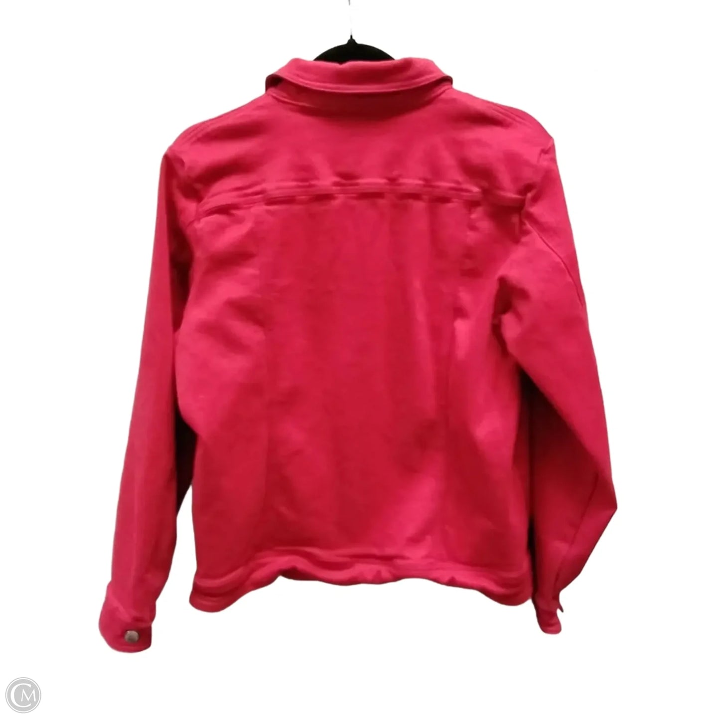 Jacket Denim By Coldwater Creek In Red, Size: M