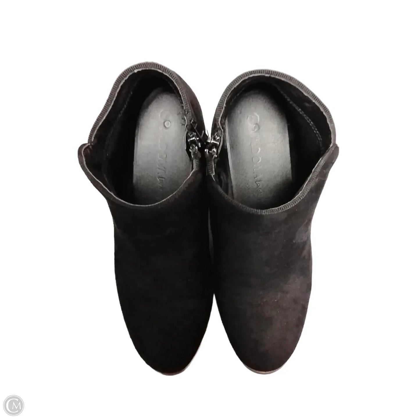 Boots Ankle Heels By Wild Diva In Black & Brown, Size: 7