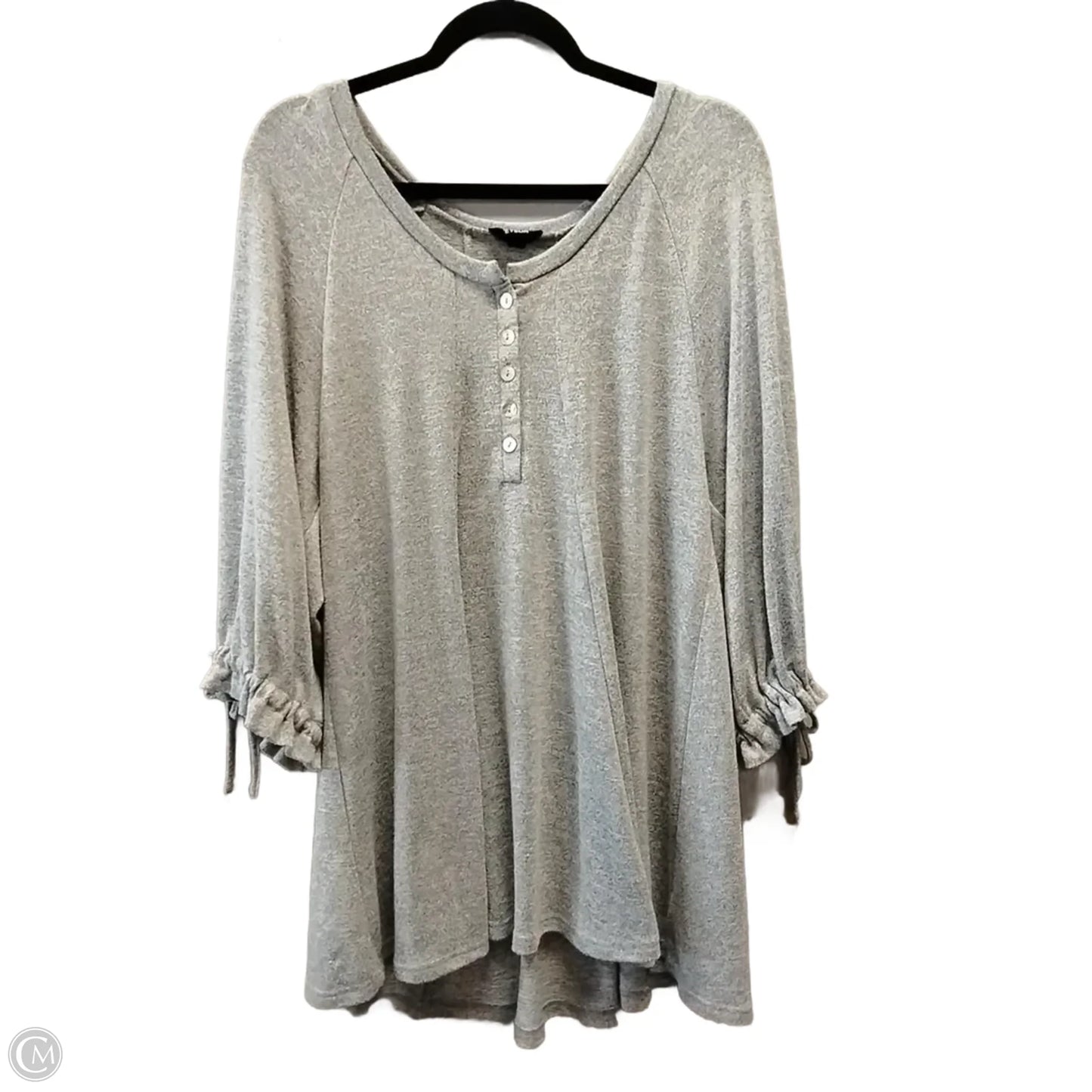 Blouse Long Sleeve By Heyson In Ivory, Size: M