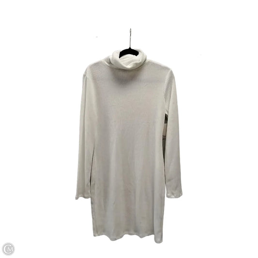 Dress Casual Midi By So In White, Size: L
