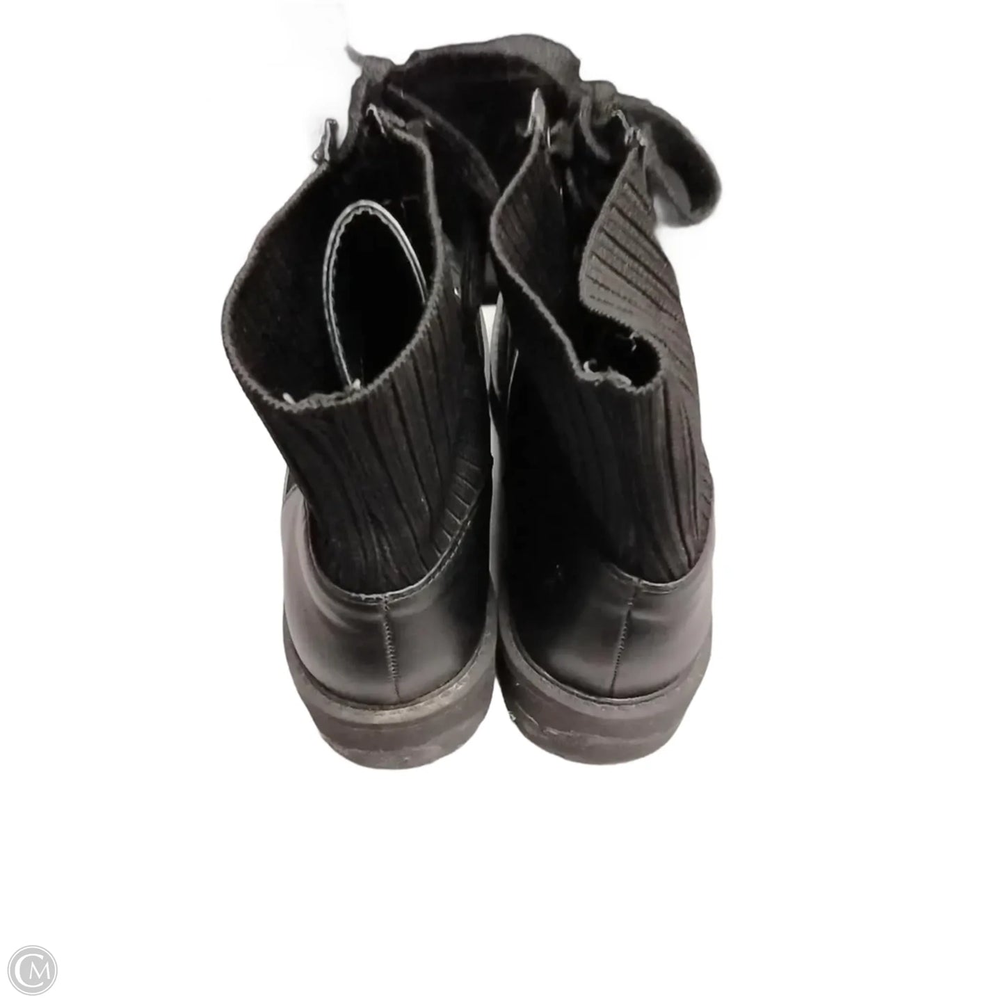 Boots Ankle Flats By Clothes Mentor In Black, Size: 9