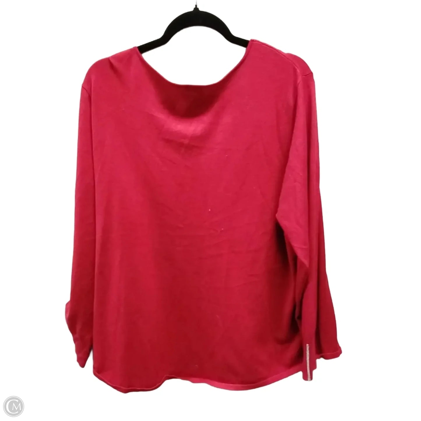 Top Sleeveless By Chicos In Red, Size: 4