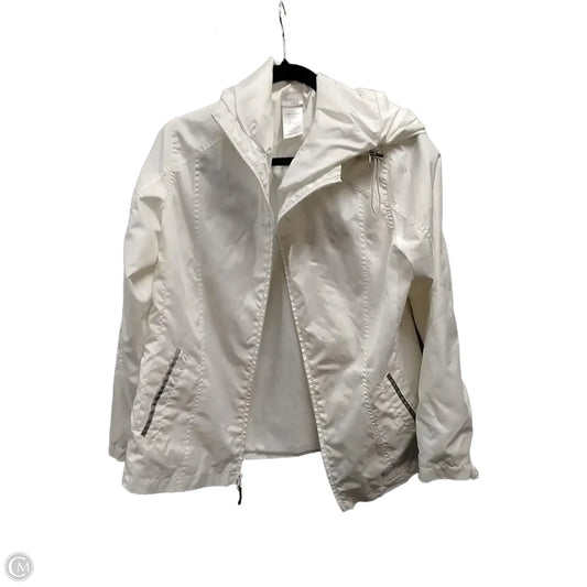 Jacket Windbreaker By Danskin In White, Size: L