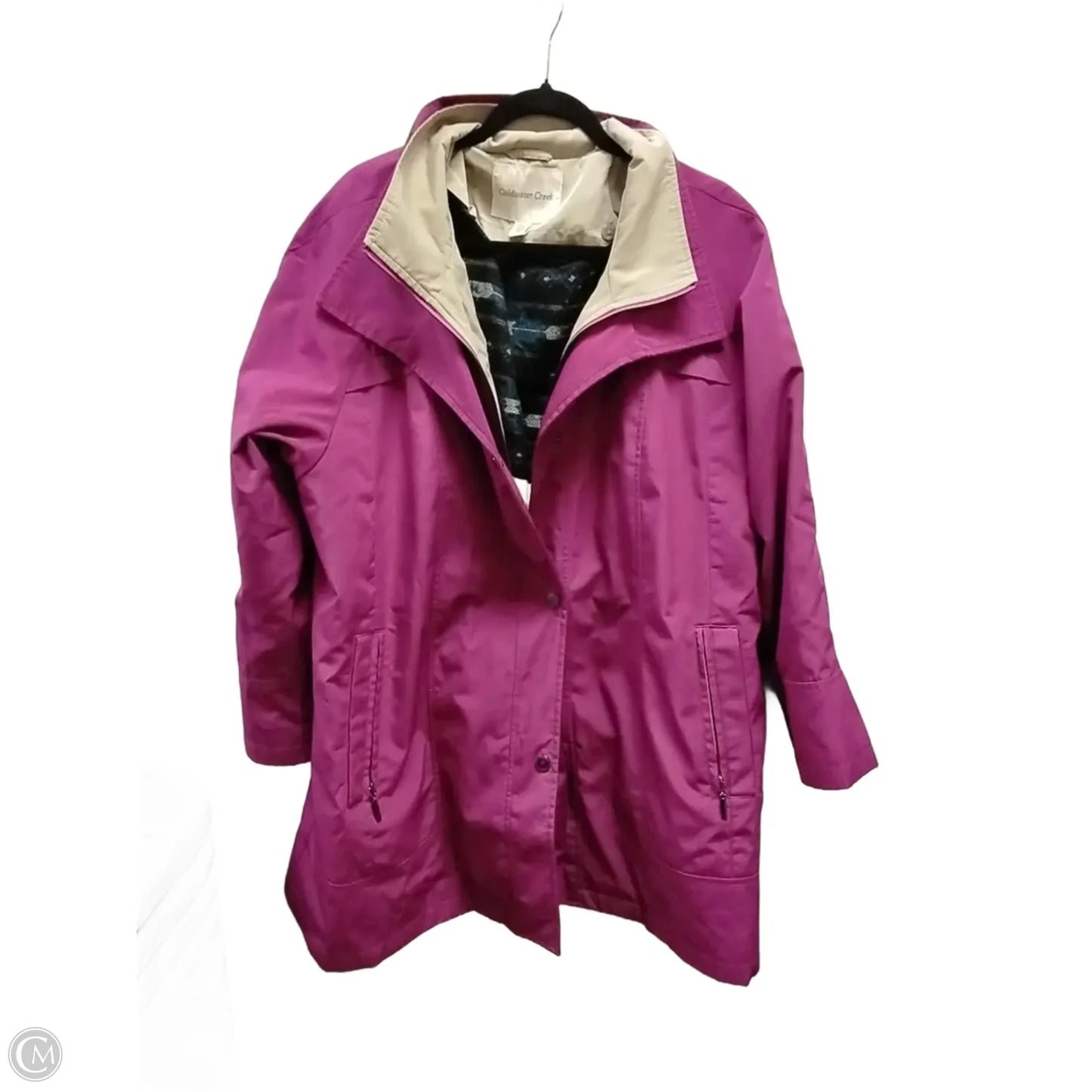 Coat Parka By Coldwater Creek In Purple, Size: 2x