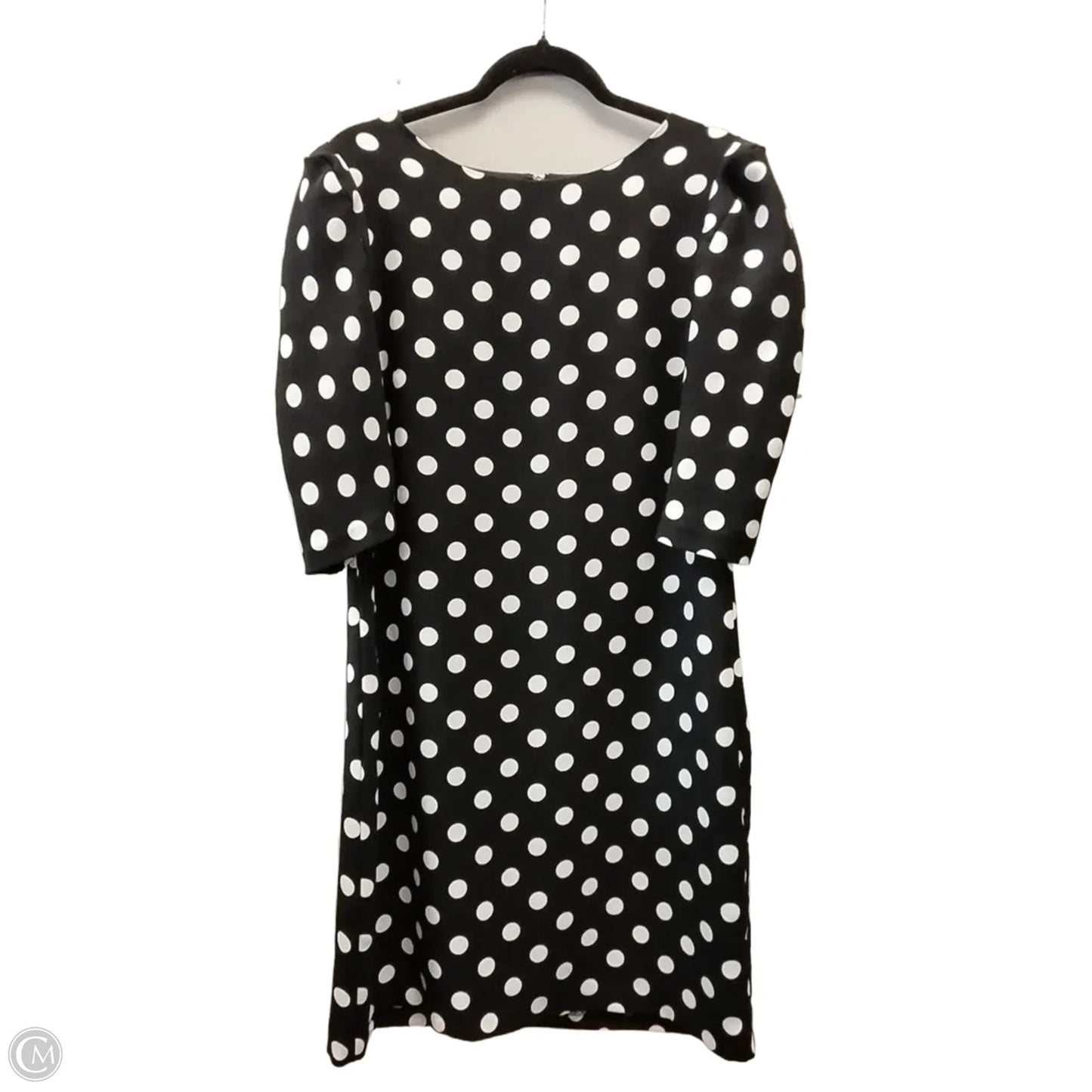 Dress Casual Midi By Vince Camuto In Polkadot Pattern, Size: 8