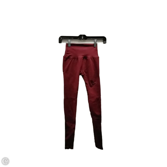 Athletic Leggings By Alphalete In Red, Size: Xs