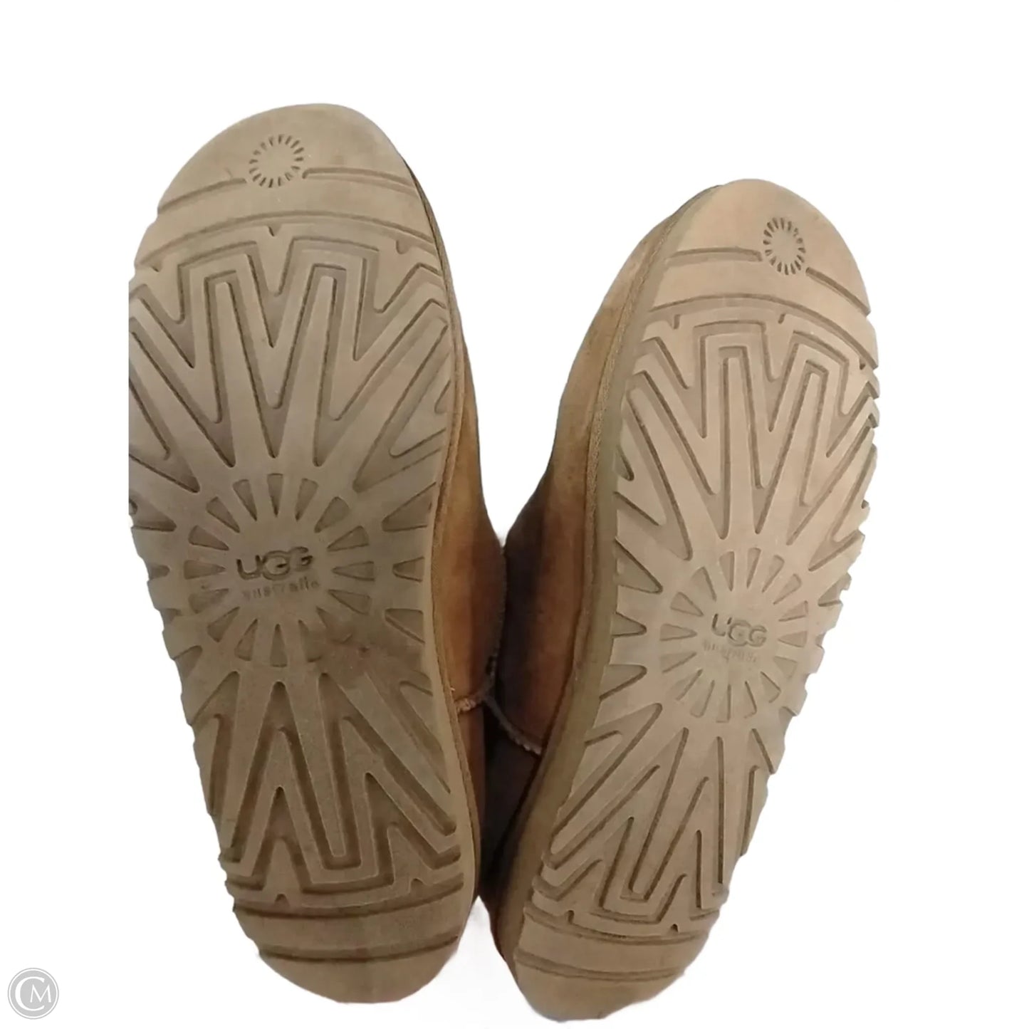 Boots Designer By Ugg In Brown, Size: 10