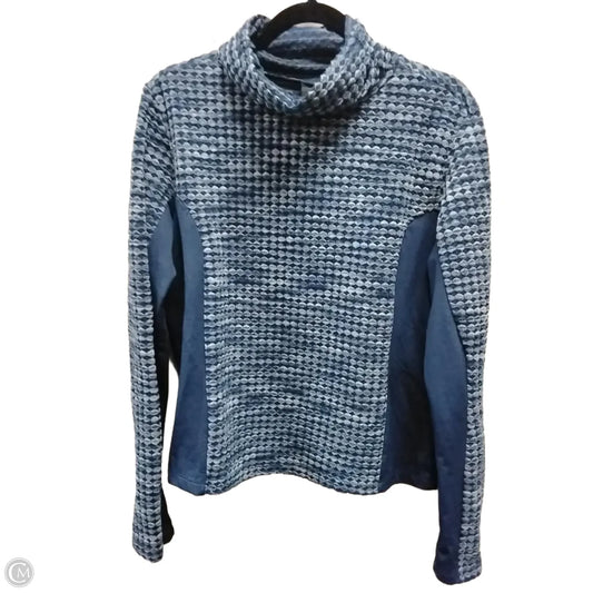Athletic Sweatshirt Collar By Nike In Blue, Size: Xl