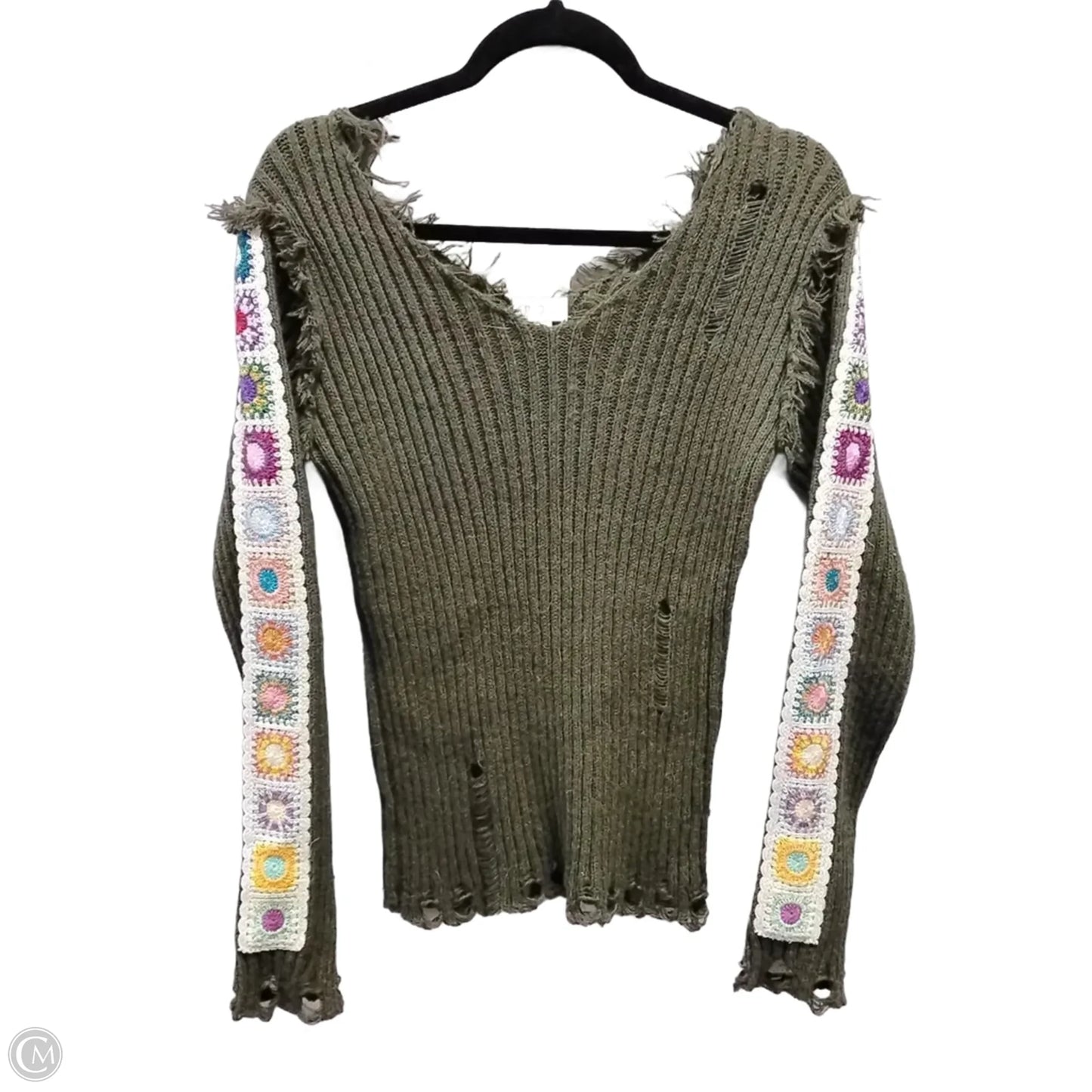 Sweater By Pol In Green, Size: S