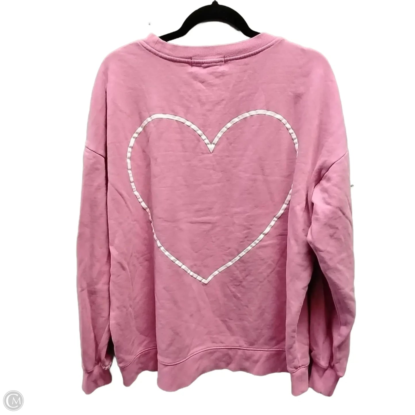 Sweatshirt Crewneck By Wildfox In Pink, Size: M